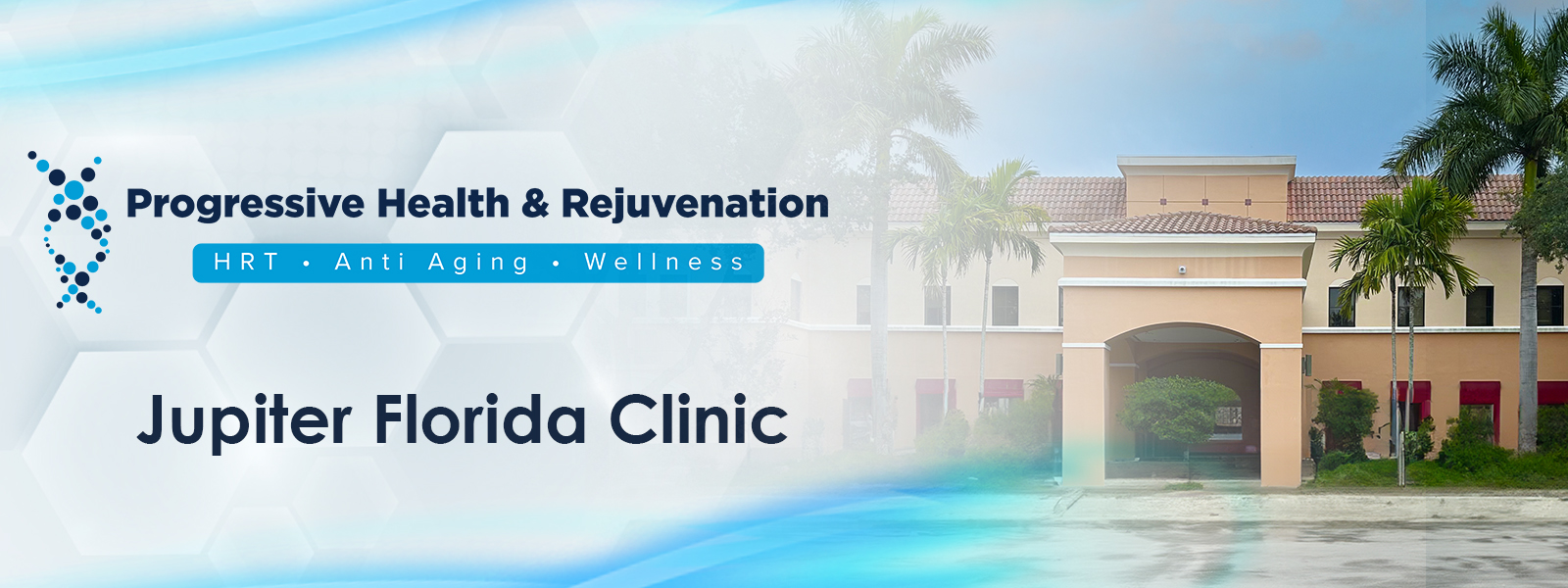 Clean, professional medical spa treatment room with neutral tones at Progressive Health & Rejuvenation in Jupiter